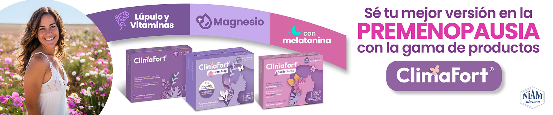 Gama Climafort - Sé tu mejor versión en la menopausia