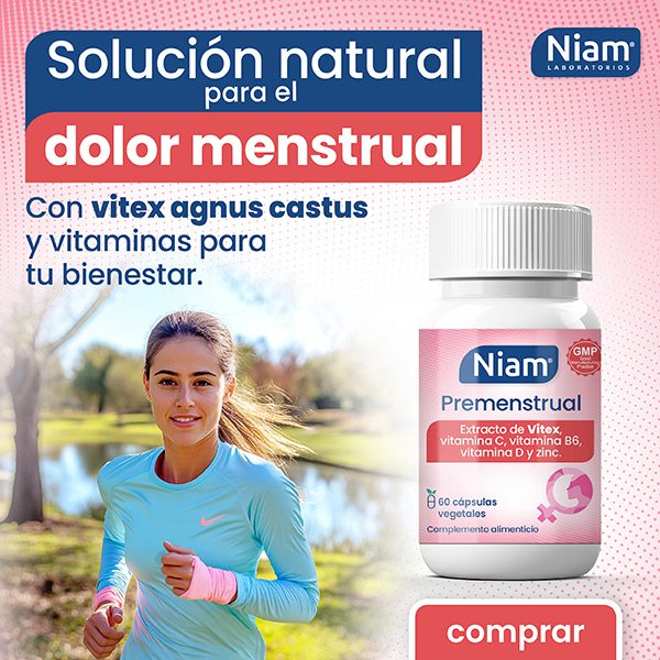 Banner NIAM Premenstrual para el dolor menstrual