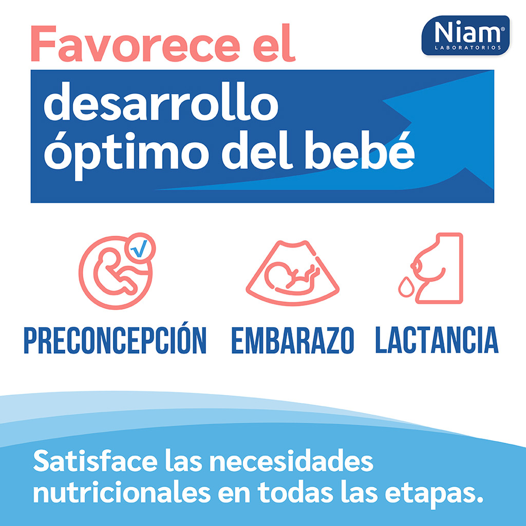 Concevit® favorece el desarrollo óptimo del bebé en todas las etapas: preconcepción, embarazo y lactancia