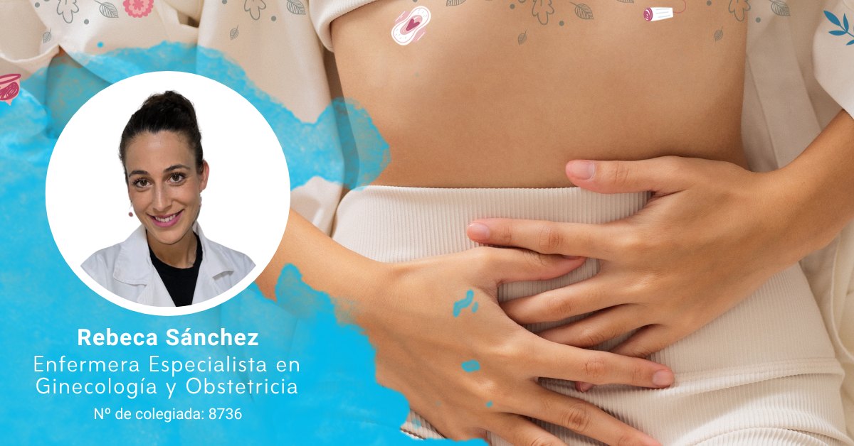 Mujer con cólicos y dolor menstrual