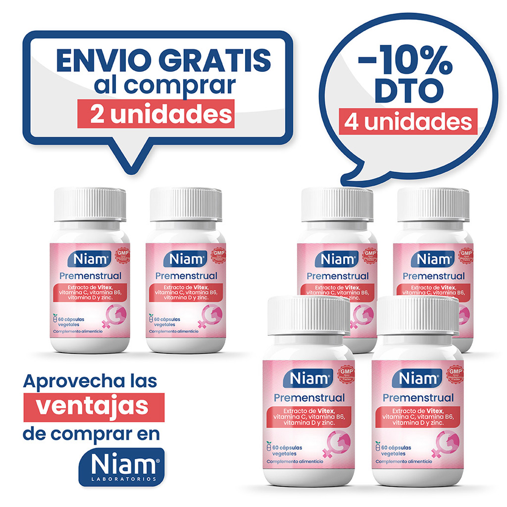 Niam Premenstrual, alivio de los síntomas del periodo