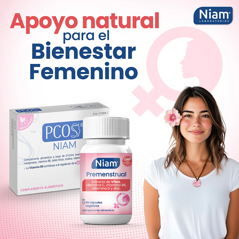 Apoyo natural para los síntomas del Síndrome Premenstrual