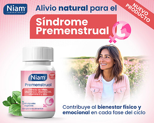 Niam Premenstrual, suplemento que contribuye al bienestar físico y emocional durante el ciclo