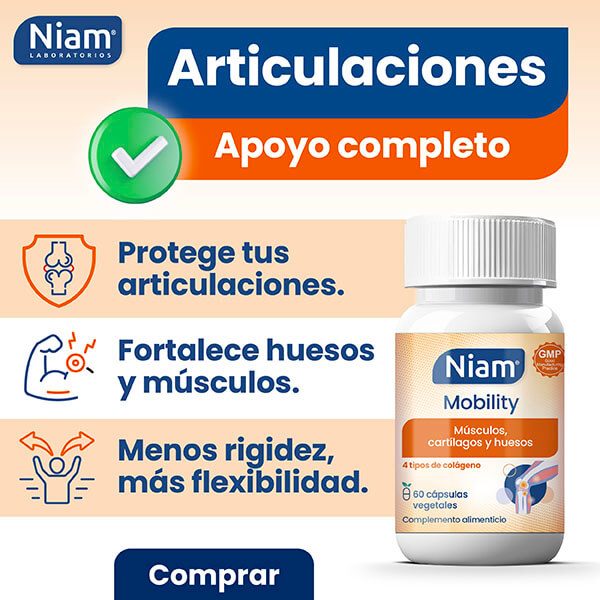 Niam Mobility, suplemento para las articulaciones