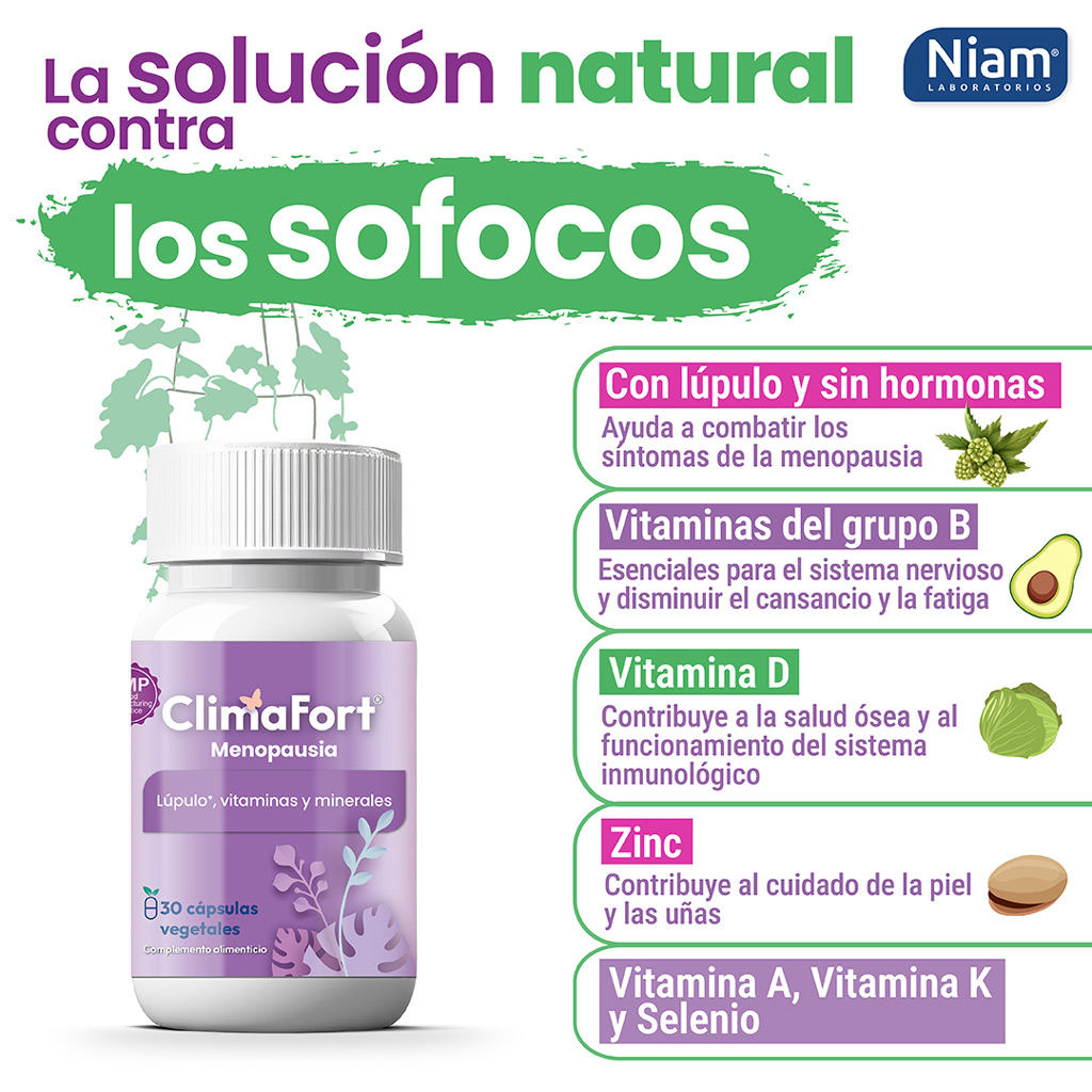 ClimaFort, la solución natural contra los sofocos
