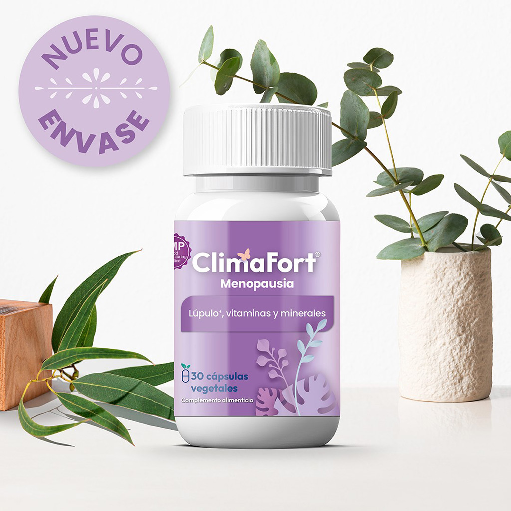 ClimaFort, complemento con lúpulo para la menopausia