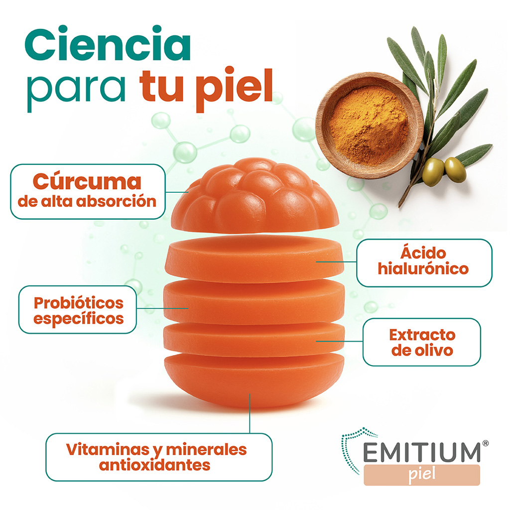 Complemento alimenticio para el cuidado de la piel