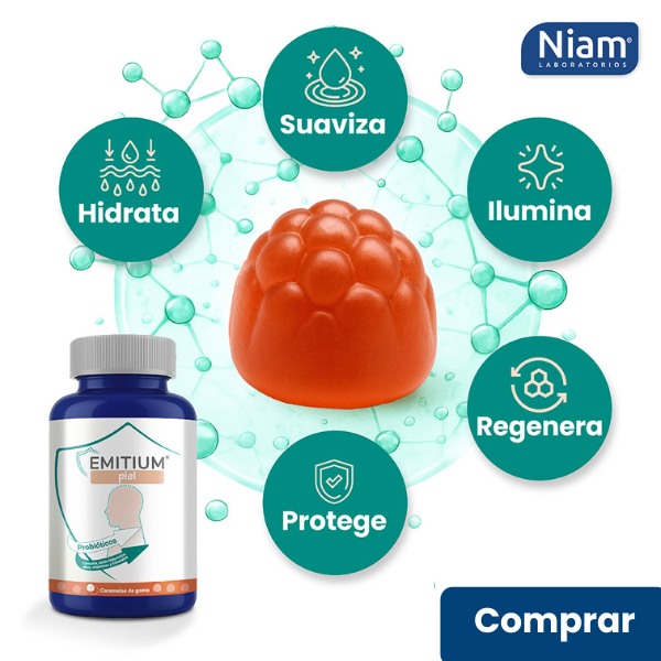 Banner EMITIUM Piel beneficios