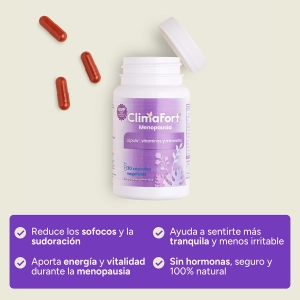 Climafort - Cápsulas naturales para la menopausia