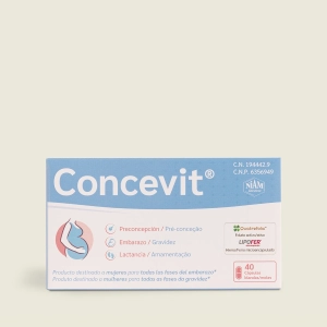 Concevit, complemento alimenticio con vitaminas y nutrientes para el embarazo