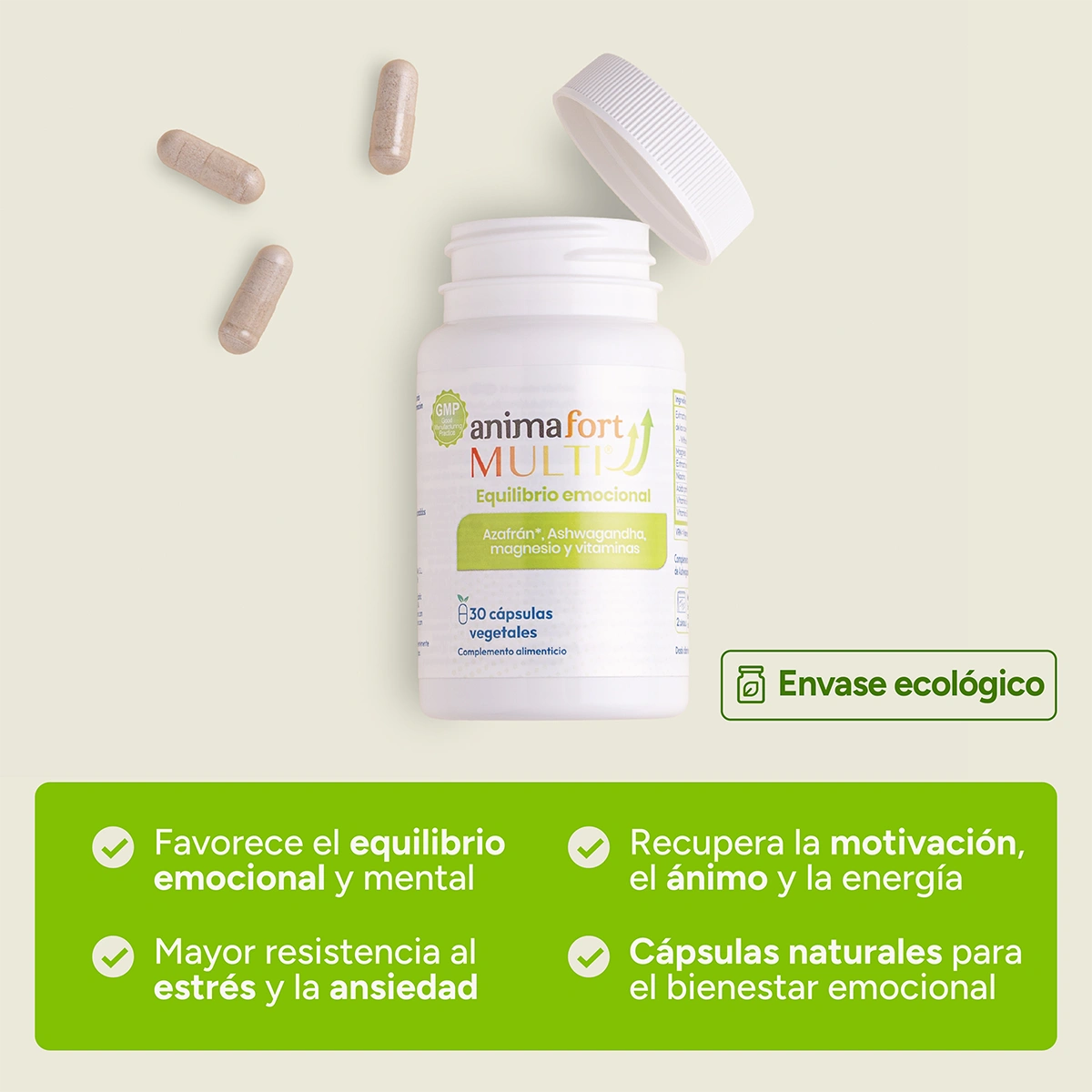 AnimaFort MULTI - Mejora la ansiedad y el estrés