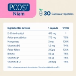 PCOS Niam - ingredientes
