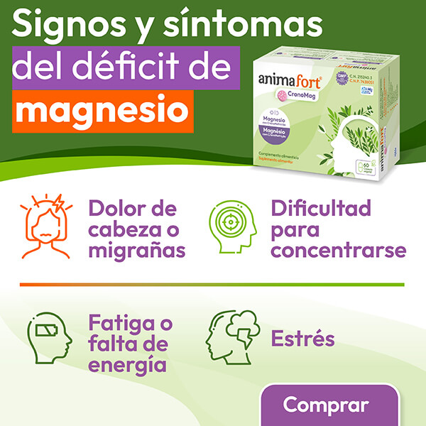 Banner AnimaFort CronoMag magnesio de máxima absorción