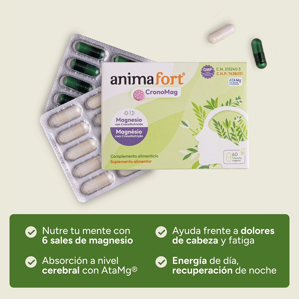 AnimaFort CronoMag- Cápsulas naturales