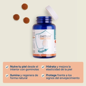 EMITIUM Piel - suplemento en gominolas para una hidratación completa