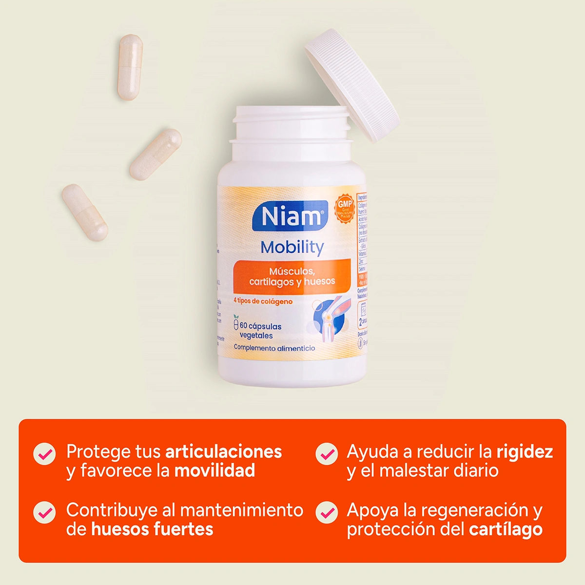 Niam Mobility - 4 tipos de colágeno para la salud ósea