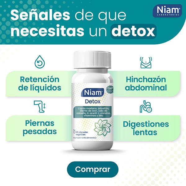 Banner Niam Detox señales y síntomas de que necesitas un detox