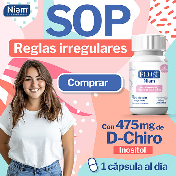Banner PCOS Niam 1 cápsula al día