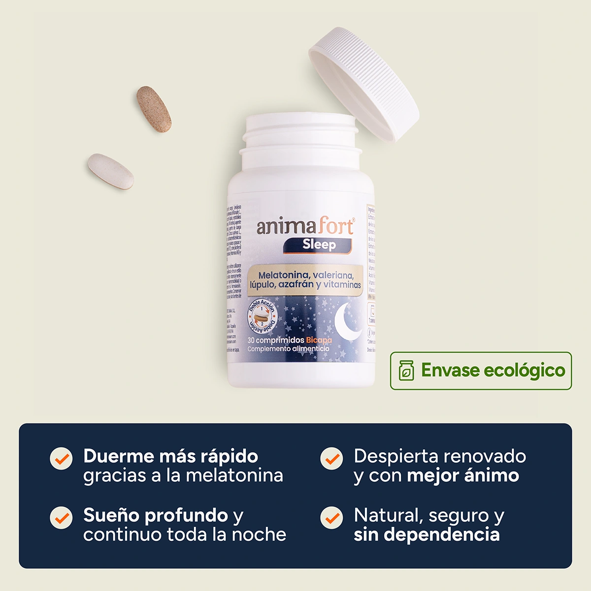 Animafort Sleep - Complemento natural para el descanso