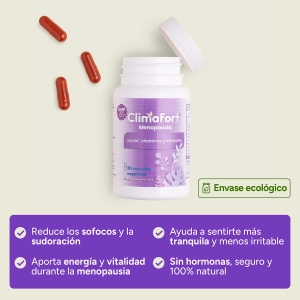 Climafort - Cápsulas naturales para la menopausia