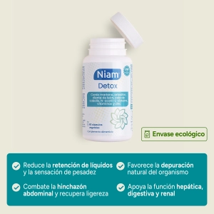 Niam Detox - suplemento para la depuración del organismo