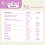 ClimaFort Sueño - ingredientes