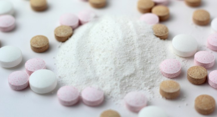 Myo-inositol en polvo y cápsulas