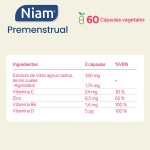 Niam Premenstrual - ingredientes