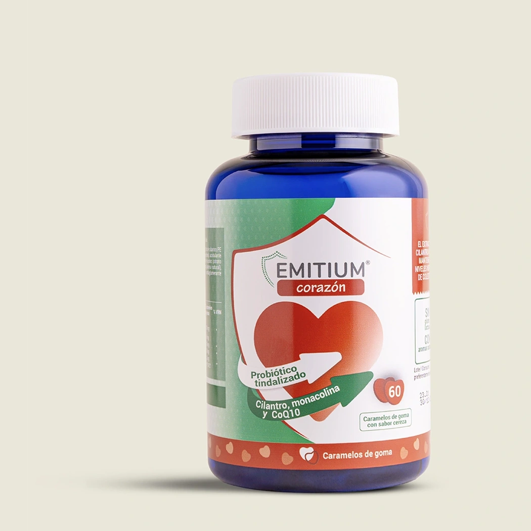 EMITIUM Corazón, suplemento alimenticio natural para el colesterol