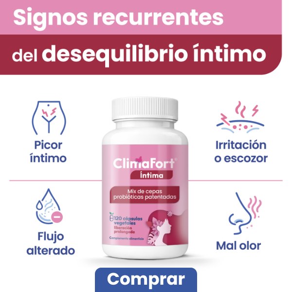 Banner ClimaFort Íntima signos recurrentes desequilibrio íntimo
