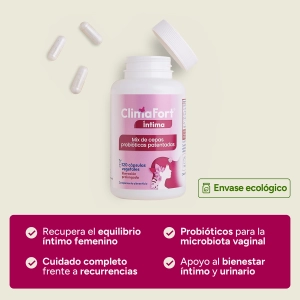 ClimaFort Íntima - Cápsulas para el bienestar urinario de la mujer