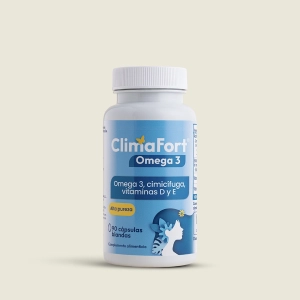 ClimaFort Omega 3 - Suplemento natural para el bienestar de la mujer