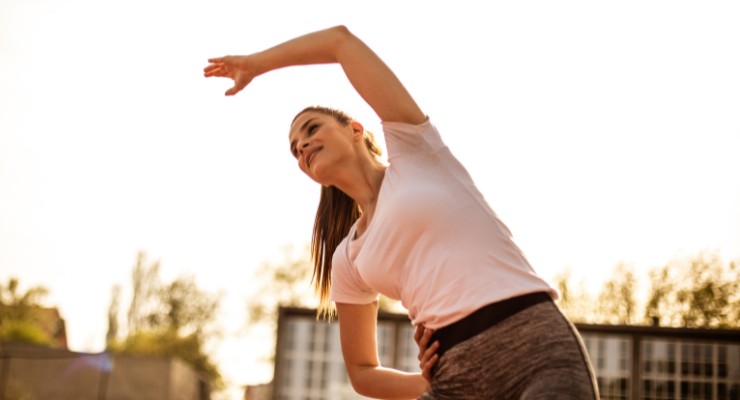 Mujer practicando ejercicio cardiovascular