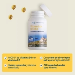 Vitamina D3+K2 -Suplemento ayuda sistema inmunitario